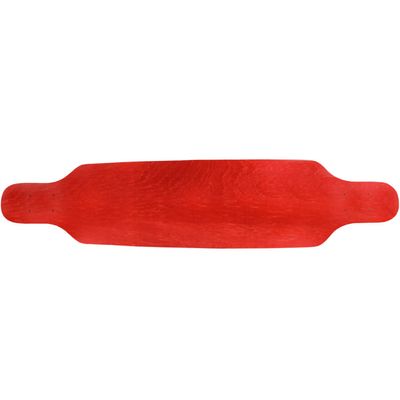 Longboard Deck - Freestyle - 9.5 x 42 Canadian Maple - Stained Red
