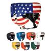 Ringside Competition-Like Boxing Headgear, Leather Sparring Headgear with Cheek Protection, Great for Boxing, MMA, Muay Thai, Kickboxing, and Training, Ideal for Men and Women, USA Flag, XL view 1