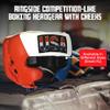 Ringside Competition-Like Boxing Headgear, Leather Sparring Headgear with Cheek Protection, Great for Boxing, MMA, Muay Thai, Kickboxing, and Training, Ideal for Men and Women, Red/White/Blue, Medium view 3