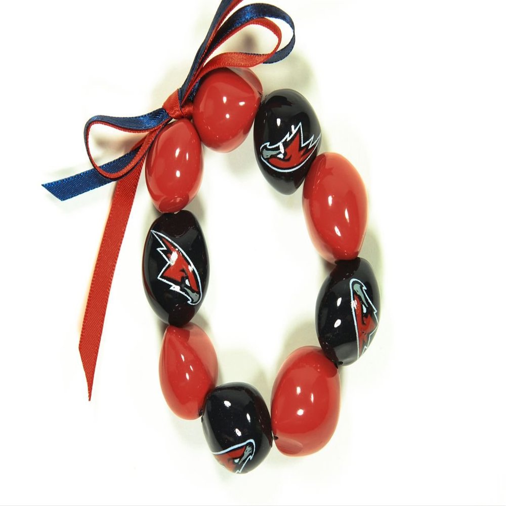 NBA Atlanta Hawks Go Nuts Kukui Nut Bracelet