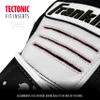 Franklin Sports CFX Pro Adult Series Batting Glove (White/Black, Large) view 3