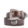 ZEP-PRO Auburn Tigers Men's Dressy Leather Belt, Croc-Black, 36 view 3