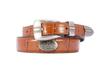 ZEP-PRO Auburn Tigers Men's Dressy Leather Belt, Smooth-Brown, 42 view 1