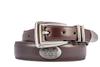 ZEP-PRO Auburn Tigers Men's Dressy Leather Belt, Smooth-Brown, 42 view 3