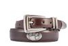 ZEP-PRO Clemson Tigers Men's Dressy Leather Belt, Croc-Tan, 38 view 4
