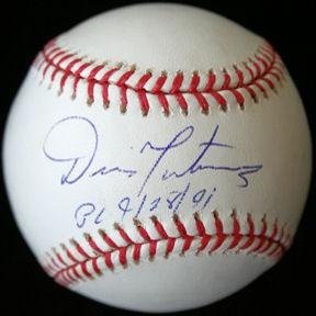 Signed Dennis Martinez Baseball - Major League Perfect Game Jsa - Autographed Baseballs