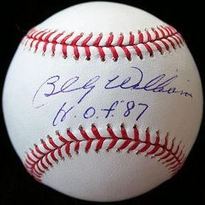 Autographed Billy Williams Ball - Hof - Autographed Baseballs