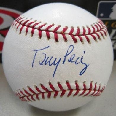 Autographed Tony Perez Ball - Official Ml W coa - Autographed Baseballs