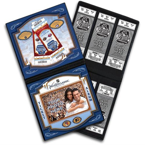NHL 2012 Winter Classic Ticket Album with Photo Cover - Rangers vs Flyers