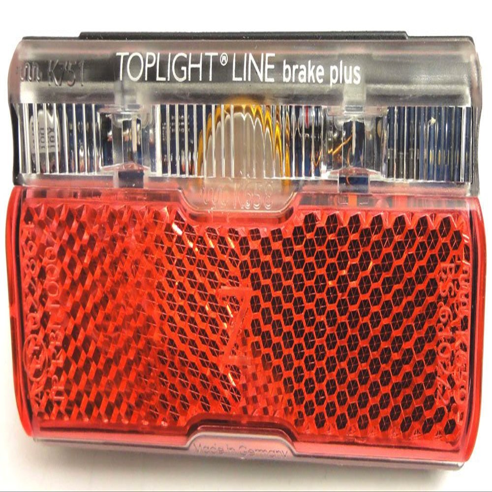 Busch & Mller & Unisex - Adult Toplight Line Brake Plus 50mm Bike Light, Multicolor, One Size