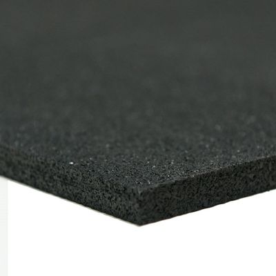 Rubber-Cal Recycled Rubber - 60A - Rubber Sheets and Rolls - 3/8" Thick x 8" Width x 8" Length - Black (3 Pack)