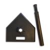 Jugs Hit Like a Pro Hitting Tee and Throw Down Home Plate. Patented Grip-N-Go Handle, New Ribbed Upper tee Tube Prevents Your tee Tube from Slipping During Practice, 100% Rubber Construction, (A0401) view 3