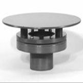 Koi Camp Aquariology Aquarium Drain Fitting, Drain Strainer, 3" PVC, Polished, Modern, Machine Constructed, Inline Vertical Bottom Drain
