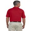 Harriton Men's 6 oz. Ringspun Cotton Piqu Short-Sleeve Polo 6XL RED view 2