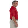 Harriton Men's 6 oz. Ringspun Cotton Piqu Short-Sleeve Polo 6XL RED view 3