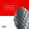 McDavid Hex Knee Compression Sleeves, Pull-On Padded Protection, Moisture Wicking (1 Pair) view 3