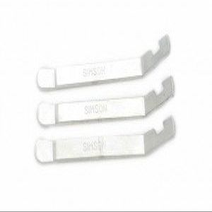 Simson Bicycle Parts Tire Lever 3 Pieces Made of Metal, Clear