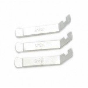 Simson Bicycle Parts Tire Lever 3 Pieces Made of Metal, Clear
