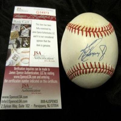 Autographed Ken Griffey Jr. Ball - Official A l W jsa - Autographed Baseballs