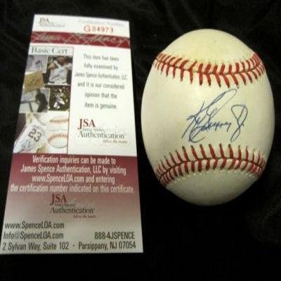 Autographed Ken Griffey Jr. Ball - Official A l W jsa - Autographed Baseballs