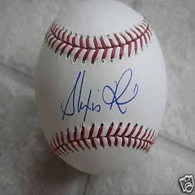 Signed Alex Rios Ball - Chicago White Sox Official Ml Coa - Autographed Baseballs