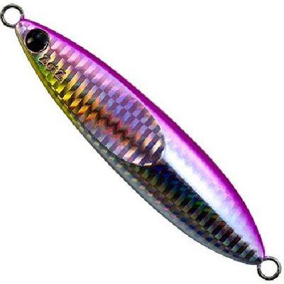 Palms R-130 Metal Jig Lure, Slow Blat, Pink Back Glow