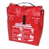 High Temperature Resistant Carbon Fiber Felt Emergency Fire Blanket with Red Vinyl Hanging Pouch, 6' x 5', Black view 2