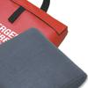 High Temperature Resistant Carbon Fiber Felt Emergency Fire Blanket with Red Vinyl Hanging Pouch, 6' x 5', Black view 3