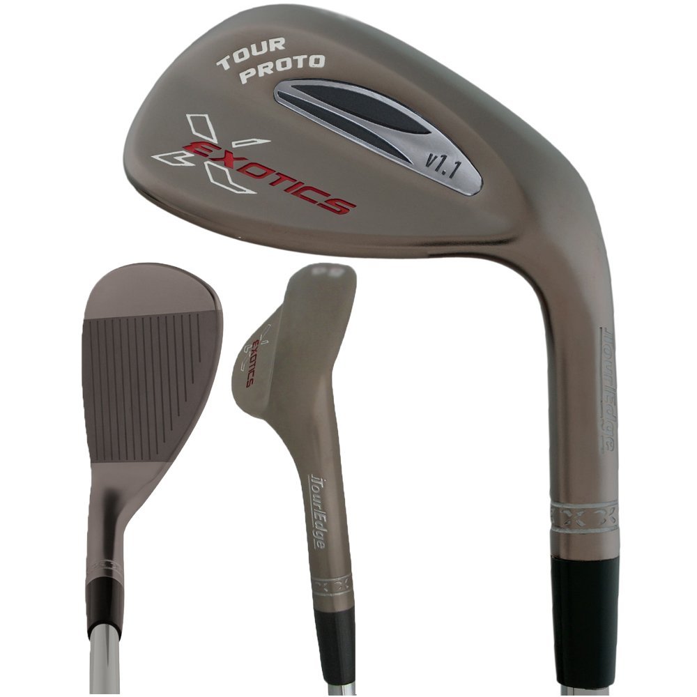 Tour Edge Men's Exotics Tour Proto V1.1 Wedge (Right-Handed, 58-Degree Loft, Steel Shaft)