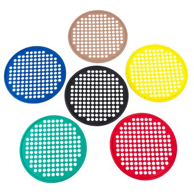 Cando-10-0876 Web Hand Therapy Device, Latex-Free, 14" Diameter, Set (Tan, Yellow, Red, Green, Blue, Black)