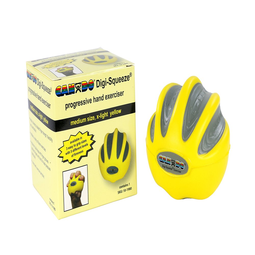 Cando Digi-Squeeze Hand Exerciser, Model Number: 10-1980 Medium