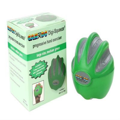 CanDo Digi-Squeeze Hand Exerciser, Large, Green: Medium