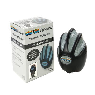 Eif-34608 CanDo Digi-Squeeze Hand Exerciser, Black: X-Heavy Resistance, Large, Black: X-Firm