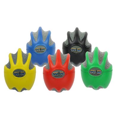 CanDo 10-1975 Digi-Squeeze Hand Exerciser, Small without Rack, Yellow through Black, 5-piece Set