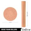 CanDo Beige PE Foam Rollers for Muscle Restoration, Massage Therapy, Sport Recovery and Physical Therapy 6" x 36" Round view 2