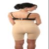 Fullness Valencia Seamless Shapewear Waist Cincher Thigh Trimmer, 2XL/3XL, Beige view 2