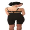 Fullness Valencia Seamless Shapewear Waist Cincher Thigh Trimmer, S/M, Black view 2
