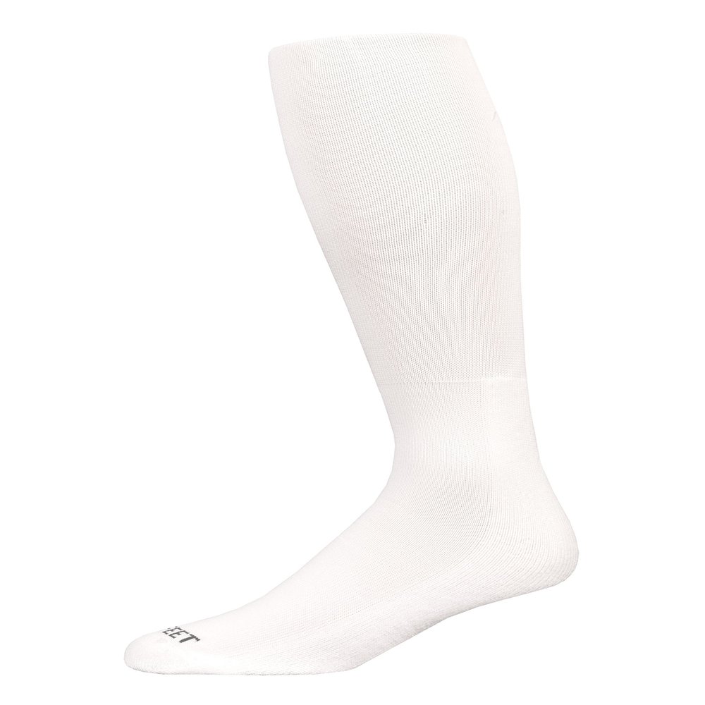 Pro Feet Polyester Multi-Sport Tube Socks, White, X-Small