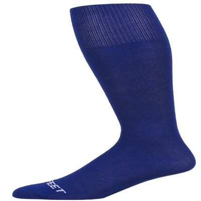 Pro Feet Polyester Multi-Sport Tube Socks, Royal, X-Small