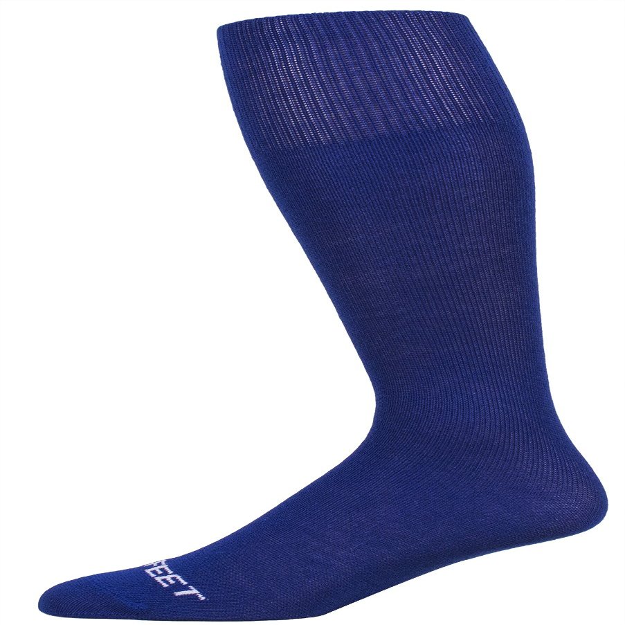 Pro Feet Polyester Multi-Sport Tube Socks, Royal, X-Small
