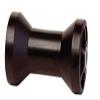 Boat Trailer Spool Roller  5" Rubber Keel Roller with 1/2" Shaft | Heavy-Duty Replacement Roller with Plastic Core for Boat Trailer Keel Support & Alignment (Black) view 1