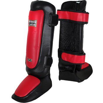 GelTech Standup Muay Thai Shin Instep for MMA, Muay Thai, Kick Boxing, Martial Arts (X-Large)