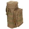 bag round. "MOLLE". coyote tan view 3