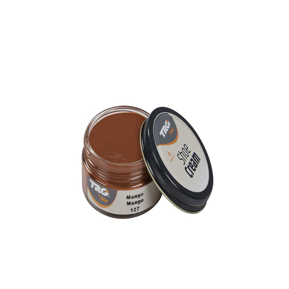 TRG Leather Cream Shoes For Bags, Nourishment and Care, 1.7 fl.Oz (127 - Mango)