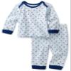 Absorba Baby-Boys Newborn Anchor's Away Layette Loungewear Two Piece Pant Set, Print Blue, 0/3 view 1