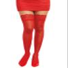 Dreamgirl Womens Sheer Thigh High Pantyhose, Hosiery, Nylons, Stockings with Comfort Lace Top Anti-Slip Silicone Elastic Band view 1