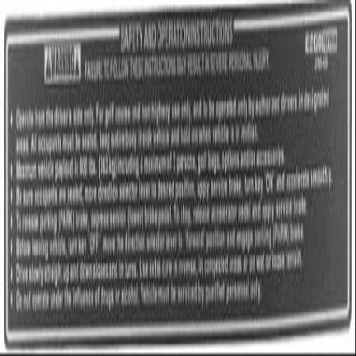 EZGO Golf Cart Safety & Operating Instructions DECAL
