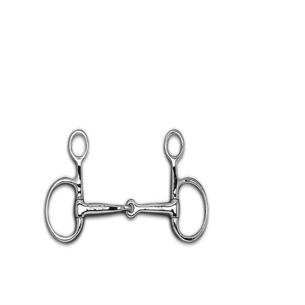 Cottage Craft Filet Boucher Snaffle - Silver, 5.5 Inch