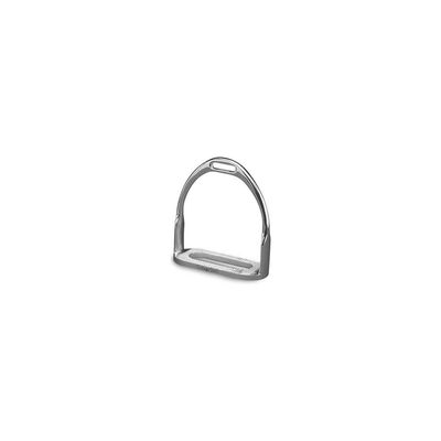 Cottage Craft Two-Bar Open Bottom Stirrup Irons 4 3/4 inch Grey