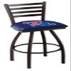 HBS L014 Louisiana Tech 25" Swivel Counter Stool with Black Wrinkle Finish view 1